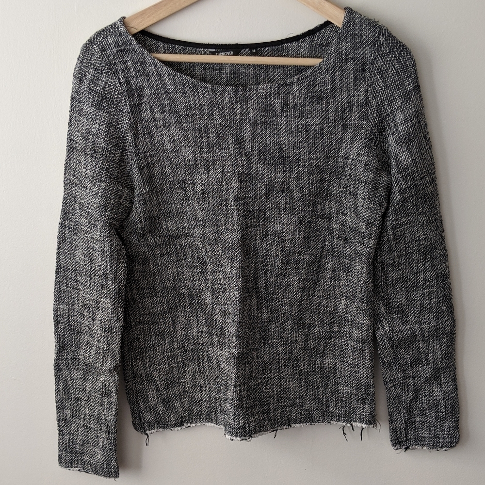 Tweed Long Sleeved Top
